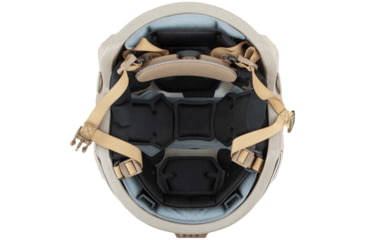 Image of UARM HCBH High Cut Ballistic Helmet, Teijin Twaron Aramid, Tan, Large, HCBHLT