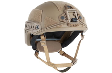 Image of UARM HCBH High Cut Ballistic Helmet, Type IIIA Threat Level, Coyote, M, HCBHMC