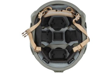 Image of UARM HCBH High Cut Ballistic Helmet, Type IIIA Threat Level, Ranger Green, M, HCBHMR