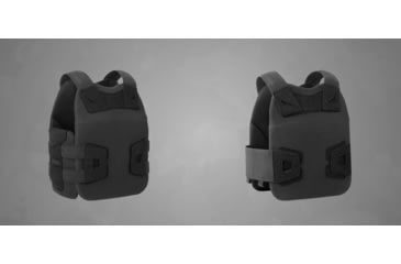 Image of UARM MCVF Modular Concealable Vest Female, Type IIA Threat Level, Armored Cummerbund, Black, S, MCVFSB-SASEPFS2A-SAMCVFS2A