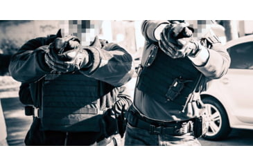 Image of UARM MPCM Metropolis Plate Carrier MOLLE, Type IIA Threat Level, Black, S, MPCMSB-PCSAIS2A