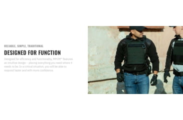 Image of UARM MPCM Metropolis Plate Carrier MOLLE, Type IIA Threat Level, Black, S, MPCMSB-PCSAIS2A