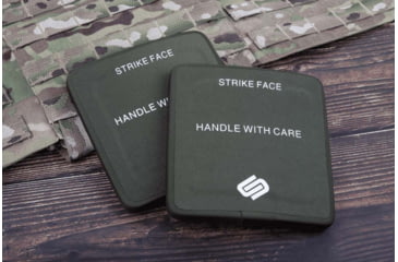 Image of UARM SA3USP Level III+ UHMWPE Side Armor Plates, 6in x 6in, Pair, Black, One Size, SA3USP62