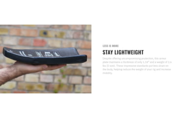 Image of UARM SA3U Level III+ UHMWPE SAPI Armor Plate, Multi-Curved, Nylon Covered, Ranger Green, Large, SA3UL