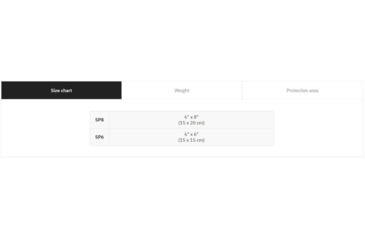 Image of UARM SA3USP Level III+ UHMWPE Side Armor Plates, 6in x 6in, Pair, Black, One Size, SA3USP62