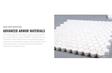 Image of UARM SA4A Level IV+ Aluminum Oxide SAPI Armor Plate, S, SA4AS