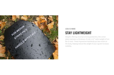 Image of UARM SA4A Level IV+ Aluminum Oxide SAPI Armor Plate, S, SA4AS