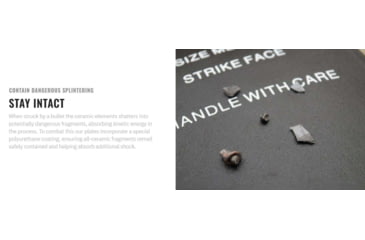 Image of UARM SA4A Level IV+ Aluminum Oxide SAPI Armor Plate, S, SA4AS