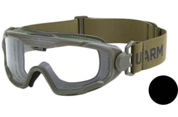 Image of UARM TBG Tactical Battle Goggles, Black, TBGB
