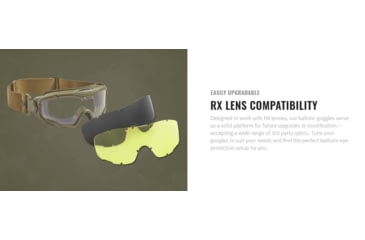 Image of UARM TBG Tactical Battle Goggles, Ranger Green, TBGR