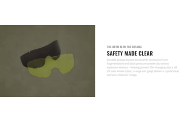 Image of UARM TBG Tactical Battle Goggles, Ranger Green, TBGR