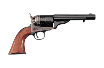 Image of Uberti 1860-Army Revolver, .38 Special, 5.5in barrel, case hardened steel frame, walnut grip, revolving chamber, fixed, 6 round cylinder, UI1860AY.38SP5.51FRRMPG