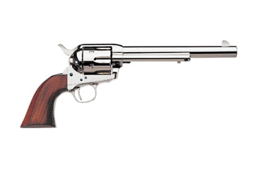 Image of Uberti 1873-Cattleman Revolver, .45 Colt, 7.5in barrel, nickel plated steel frame, walnut grip, revolving chamber, fixed, 6 round cylinder, UI-1873 CN-.45C-7.5-1-FRRMPG