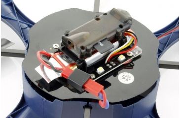 Image of UDI RC U818A-1 2.4Ghz 4 Channel 6 AXIS UFO Drone w/2MP 720P camera &amp; protection, Dark Blue 61236