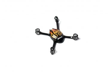 Image of UDI RC U830-02 Main Frame Top, Black/W Orange Flames UDIU830-02