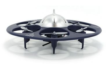 Image of UDI RC U845 UFO Drone w/WIFI FPV 2.4Ghz 4 Channel 6 AXIS headless w/720P HD camera, Navy Blue 61325