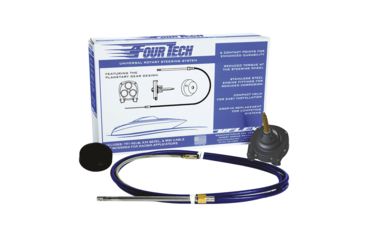 Image of Uflex USA 14' Mach Rotary Steering System w/Helm, Bezel &amp; Cable Fourtech 64052