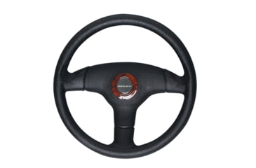 Image of Uflex USA Antigua Steering Wheel With Burlewood, Black, V60BRC