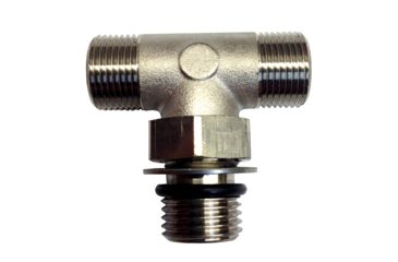 Image of Uflex USA Boss Style T-Fitting - Nickel 65721