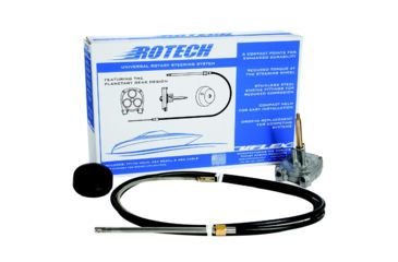Image of Uflex USA Rotech 18' Rotary Steering Package - Cable, Bezel, Helm 35953