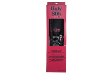 Image of Ugly Stik GX2 Travel Spinning Kit, 5.2/1, Right/Left, 30, 6ft. 6in. Rod Length, Medium Power, 4 Pieces Rod, USSPTRVL664M/30KIT