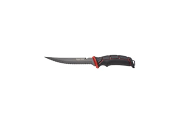 Image of Ugly Stik Ugly Tools, 7in Serrated Knife, Black/Red 1522583