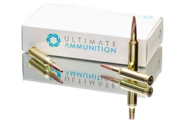 Image of ULTIMATE AMMUNITION Blue Line 6.5 Creedmoor 122 Grain Controlled Chaos Brass Pistol Ammo, 20 Rounds, 4191