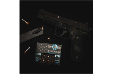 Image of ULTIMATE AMMUNITION 9mm Luger 90Grain +P FTM Centerfire Pistol Ammo, 20 Rounds, 4023