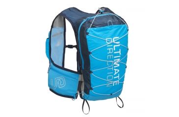 Image of Ultimate Direction Mountain Vest 4.0 Running Vest, Custom Fit w/ Easy On-the-Go Adjustment, Blue, SM 80457418SGB-SM