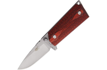 Image of Ultimate Equipment M1911 Compact Hammerhead Folding Knife, 4.25in Closed, 3in Bead Blast Finish 440C SS Drop Point, Checkered Rosewood Handle, CLR-440C