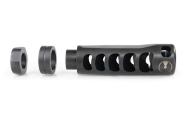 Image of Ultradyne Apollo S Compensator 7.62x51mm, Nitride, 416 Stainless Steel, Black, UD10270