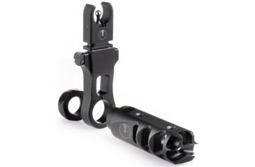 Image of Ultradyne C4 Dynamount Flip-Up Front Sight w/Mercury Compensator, .223/5.56, 1/2x28, Black, UD10730