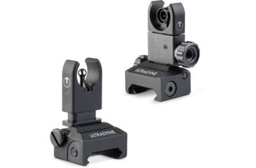 Image of Ultradyne C4 Flip-Up Front/Rear Sight Set, Black, UD10480