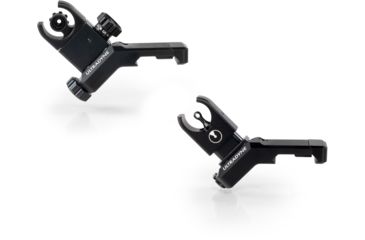Image of Ultradyne C4 Offset Flip-Up Front/Rear Sight Set, Black, UD10880