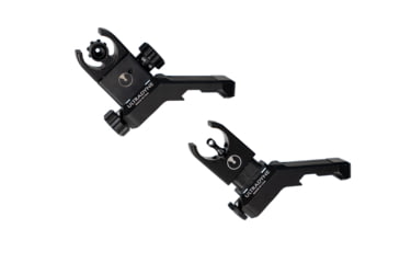 Image of Ultradyne C4 Offset Flip-Up Front/Rear Sight Set, Right Hand, Black, UD10880