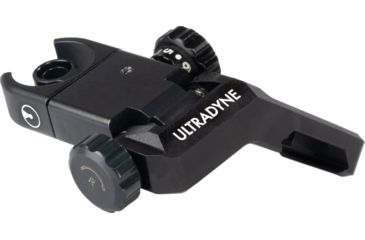 Image of Ultradyne C4 Offset Flip-Up Rear Sight, Picatinny Mount, Black, UD10840