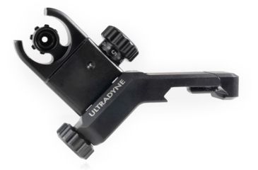 Image of Ultradyne C4 Offset Flip-Up Rear Sight, Picatinny Mount, Black, UD10840