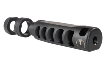 Image of Ultradyne Apollo S Compensator 7.62x51mm, Nitride, 416 Stainless Steel, Black, UD10270