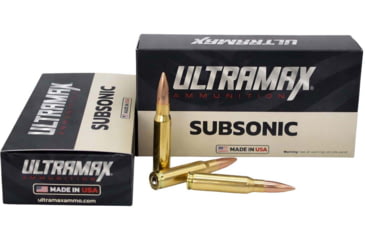 Image of Ultramax .308 Winchester 175 grain Subsonic Rifle Ammo, 20 Rounds, ULT-308-1-N