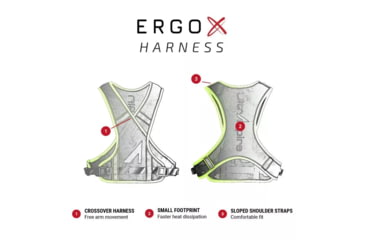 Image of Ultraspire Neon Reflective Vest, Black/Lime, UA125BK
