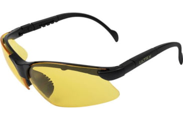 Image of Allen ULTRX Verse Safety Glasses, Black Frame, Yellow Lens, 4183