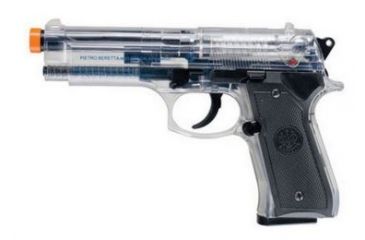 Image of Umarex Beretta 92FS Spring Airsoft Pistol,6mm cal,12 Round,Clear 62655