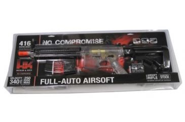 Image of Umarex HK 416 AEG Semi/Full Auto Airsoft Rifle,6mm cal,250 Round,Clear 77004