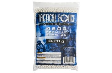 Image of Umarex Tactical Force .20g Premium 6mm Airsoft BBs, 4600 Count, White 2211032