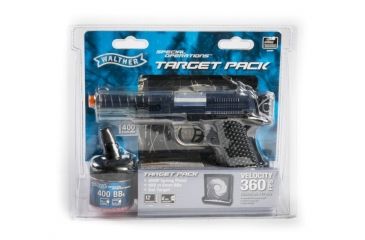 Image of Umarex Walther Airsoft Target Pack w/1911 Spring Airsoft Pistol, Clear 2230116