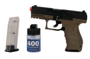 Image of Umarex Walther PPQ SpecOPS Airsoft Pistol,6mm cal,15 Round,Dark Earth Brown 107939