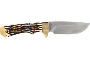 Image of Uncle Henry 2 pc. Elk Hunter Drop Point and Caping Full Tang Fixed Blade Knife Combo, Black / Silver, Medium UHCOM2CP