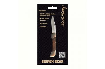 Image of Uncle Henry Brown Bear Lockback Knife, 3inch, LB3CP