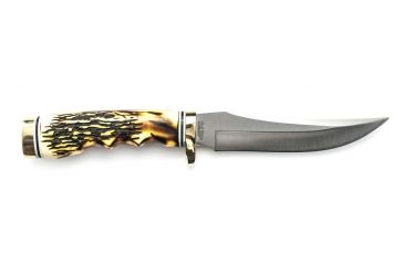 Image of Uncle Henry Taylor - Uncle Hendry Golden Spike Fixed Blade Knife,5in Steel Clip Point Blade,Staglon Handle,Clam Package 153UHCP