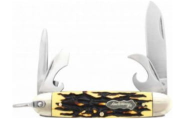 Image of Uncle Henry Uncle Henry 23UH Scout Next Gen Folding Knife, 2.44in 7Cr17MoV HC Stainless Steel Drop Point Blade, Staglon Handle, Sliver, 1135998